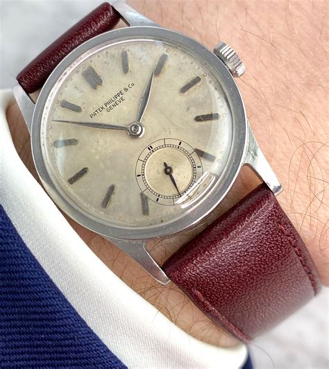 patek philippe vintage steel|patek philippe stainless steel watches.